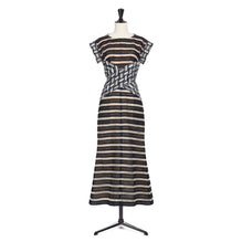 Fantasy Mesh Dress - Bk/Navy/Iri Blue