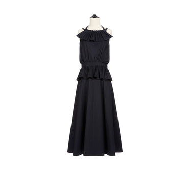 Cotton Toile Dress - Black