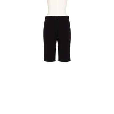 Stretch Crepe Shorts - Black