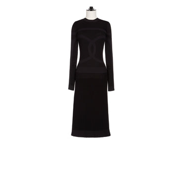 Silk/Polymide Dress - Black