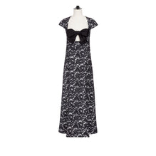 Iridescent Guipure Dress - Navy