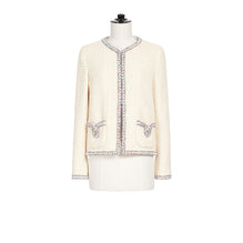 Cotton Tweed Jacket - Ecru