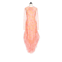 Printed Muslin Dress - Pink/Orange/Yell