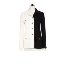 Wool Tweed Jacket - Ecru/White