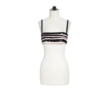 Silk Organza Top - Black