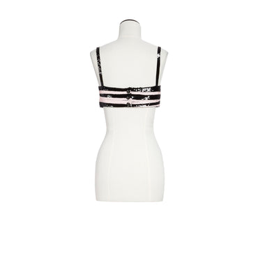 Silk Organza Top - Black