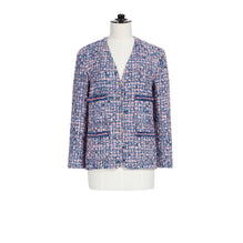 Fantasy Tweed Jacket - Pink/Blue/Black