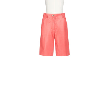Calfskin Bermudas - Coral