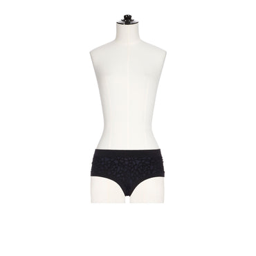 Cotton/Silk Shorts - Navy Blue/Black