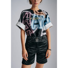 Printed Twill Top - Bla/Blu/Whi/Purple/Ecru