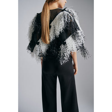 Tulle Cape - Black