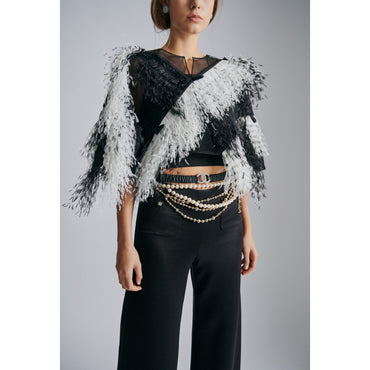 Tulle Cape - Black