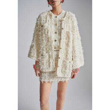 Cotton/Hemp Jacket - Ecru