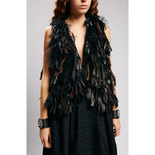 Lace Vest - Black