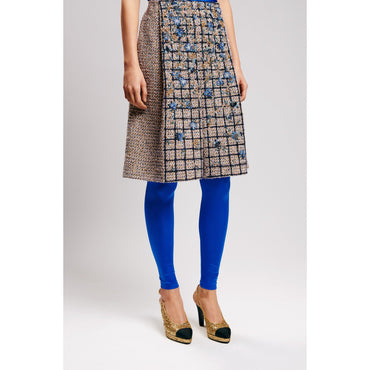 Fantasy Tweed Skirt - Beige/Pink/Blu/Bla/Gold