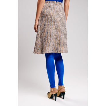 Fantasy Tweed Skirt - Beige/Pink/Blu/Bla/Gold