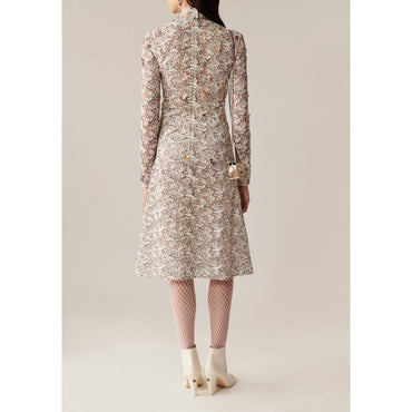 Cotton Dress - White/Black
