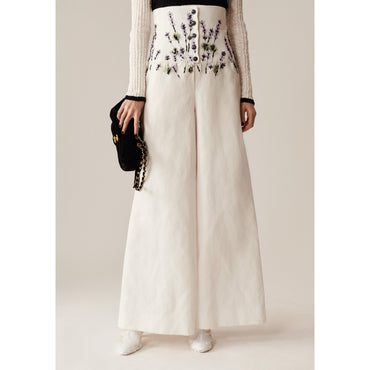 Cotton Canvas/Hemp Pants - White