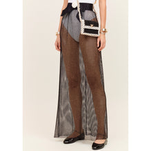 Strass Mesh Skirt - Black