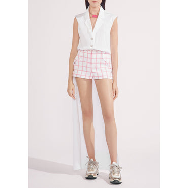 Cotton Poplin Jump Suit - White