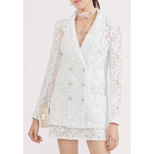 Guipure Jacket - White
