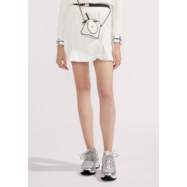 Cotton Jersey Skirt - White
