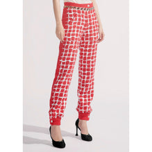Glittered Fantasy Tweed Pants - Red/White