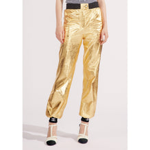 Calfskin Pants - Golden