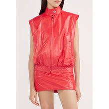 Calfskin Vest - Red