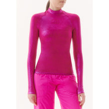 Coated Jersey Top - Pink