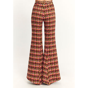 Fantasy Wool Tweed Pants - Yel/Ora/Whi/Green