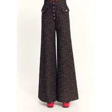 Fant Pearl Cotton Tweed Pants - Bck/Pink/Green/Gold/Ecru