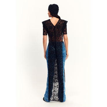 Cotton Lace Dress - Black