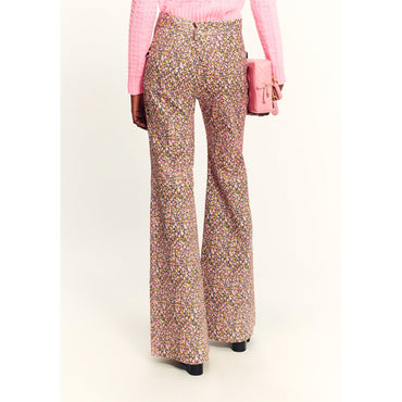 Stretch Lambskin Pants - Pin/Yel/Drk Blu/Grn
