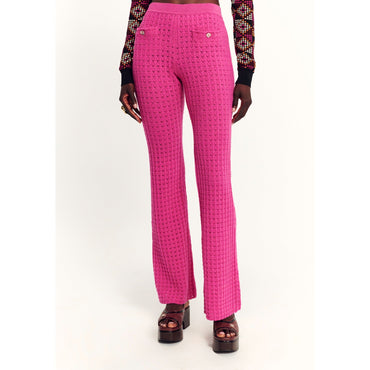 Wool Pants - Fuchsia