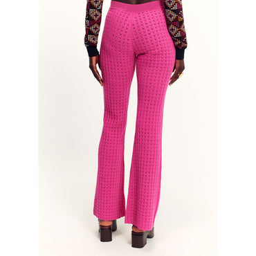 Wool Pants - Fuchsia