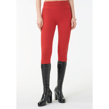 Cashmere/Pl Pants - Red/Burgundy