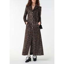 Glittered Fantasy Tweed Coat - Bck/Pin/Goldn/Whi