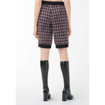 Wool Tweed Bermudas - Ant/Burg/Gry/Bck