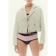 Washed Denim Jacket -  Blue