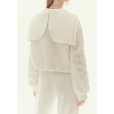 Jersey Blouson - White