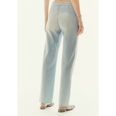 Irid Wsh Denim Jeans - Blue/Silvery
