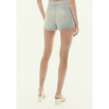 Irid Wsh Denim Shorts - Blue/Silvery