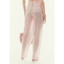 Cotton Voile Pants -  Pink/White