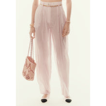 Cotton Voile Pants -  Pink/White