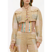 Iri Glittered Tweed Jacket - Goldn/Silvr/Whi/Pin/Grn