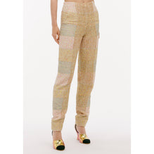Iri Glittered Tweed Pants - Goldn/Silvr/Whi/Pin/Grn