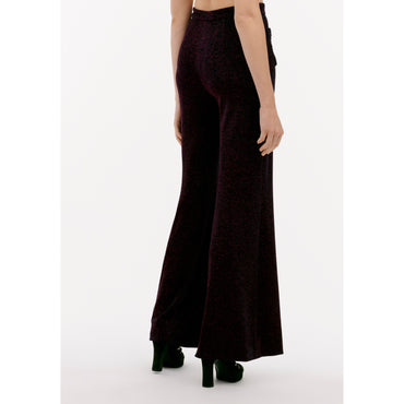 Iridescent Jersey Pants - Fuchsia/Navy