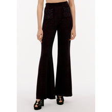 Iridescent Jersey Pants - Fuchsia/Navy