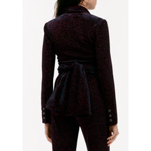 Iridescent Jersey Top - Fuchsia/Navy